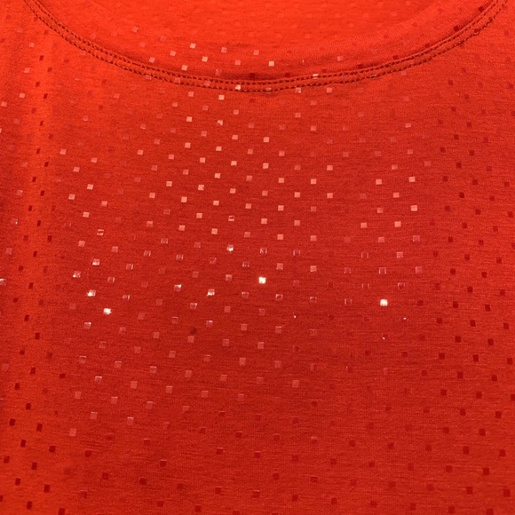 St John Contour Tank w Sequin Like Polka Dots - Picture 4 of 5